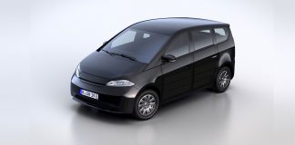 Das Serien-Design des Sion von Sono Motors steht fest. Hier die Frontansicht des Solar-E-Autos. © Sono Motors
