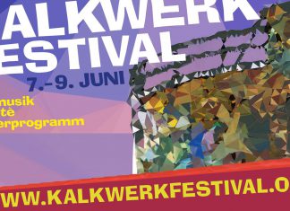 Das 39. Kalkwerk Festival findet dieses Jahr vom 7. bis zum 9. Juni im alten Kalkwerk zwischen Limburg und Diez statt. Grafik: Neues Limburg aus Festivalprogramm